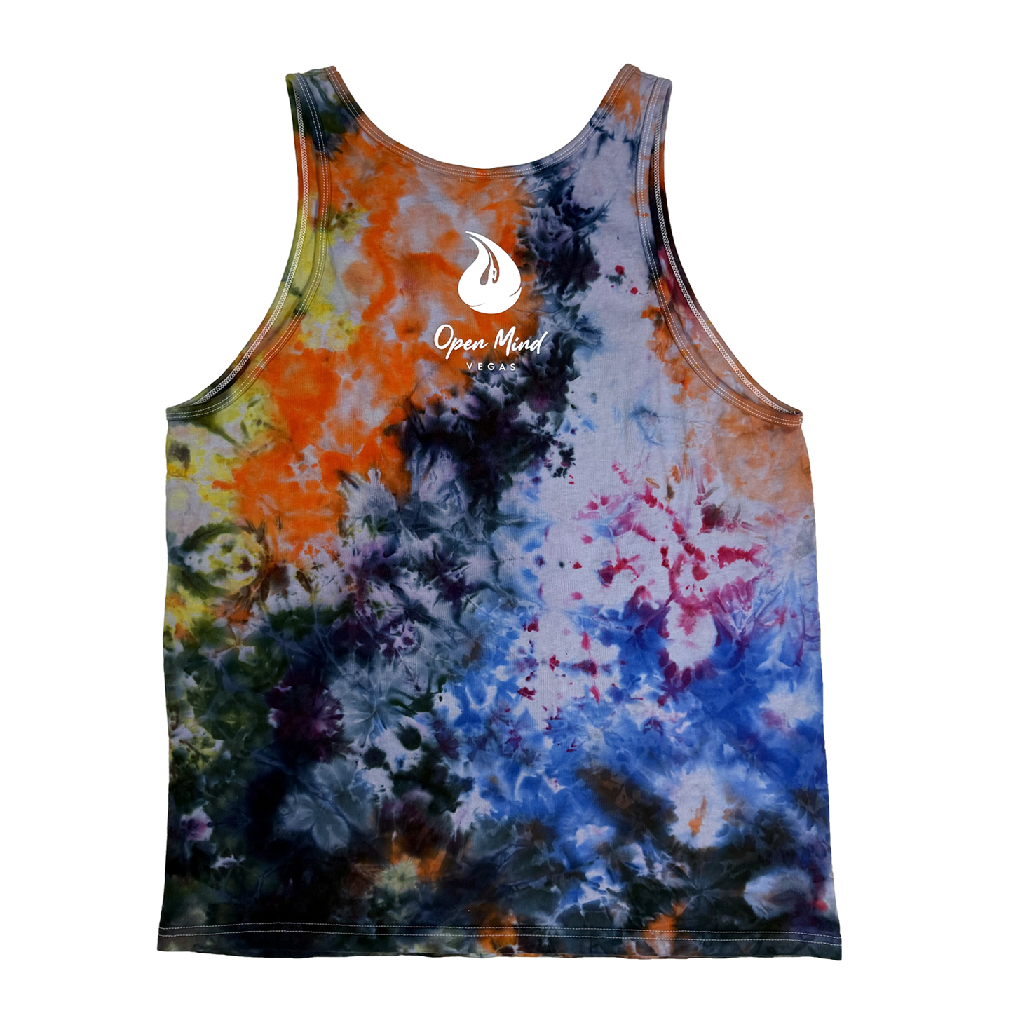Sugar Skull Tie Dye Tank - Large