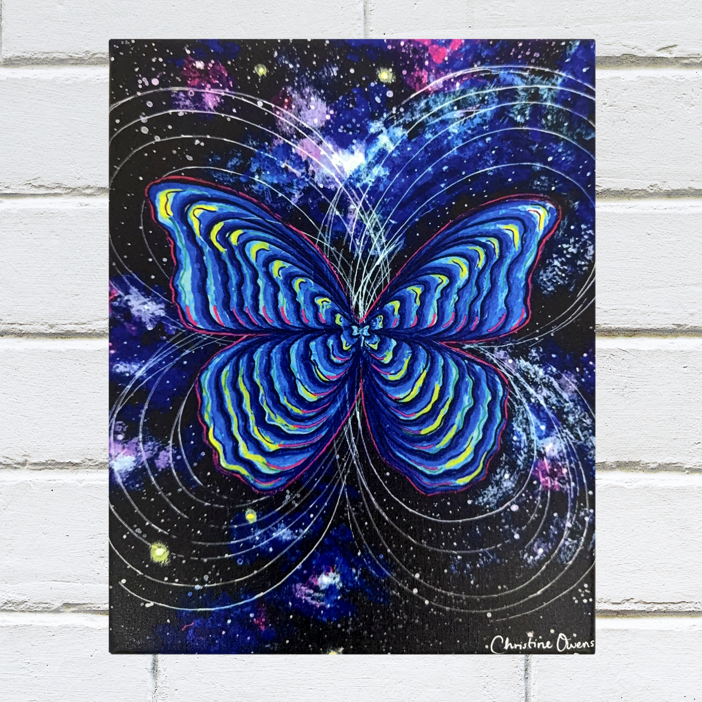 Space Butterfly Canvas