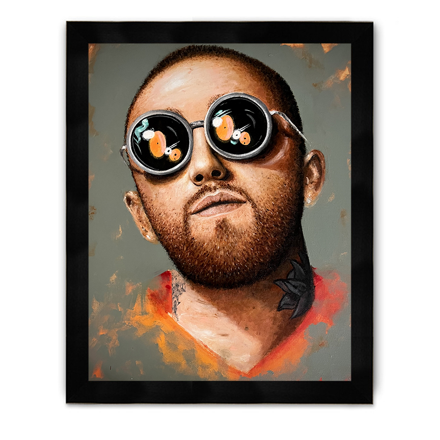 M Framed Poster