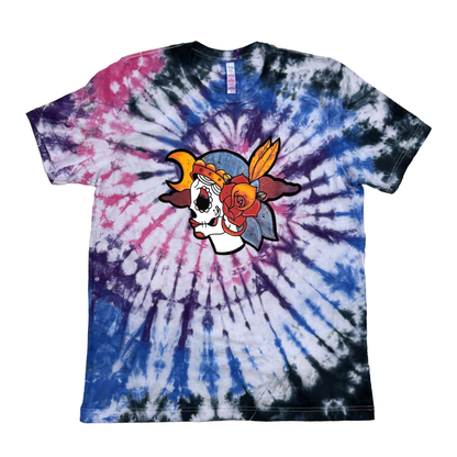 Sugar Skull Tie Dye - Large