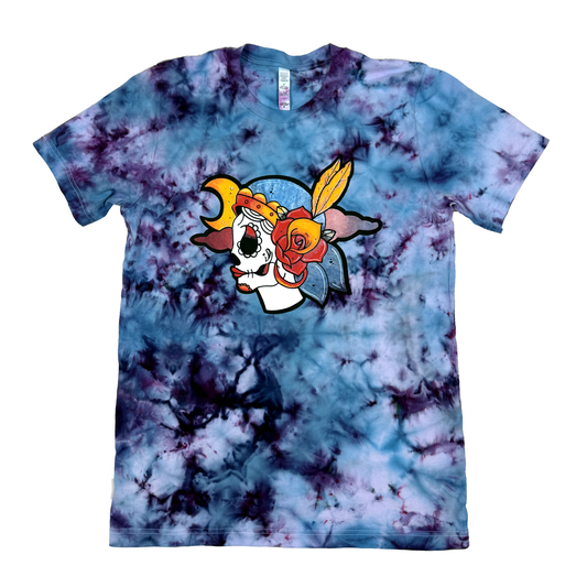 Sugar Skull Tie Dye - Medium
