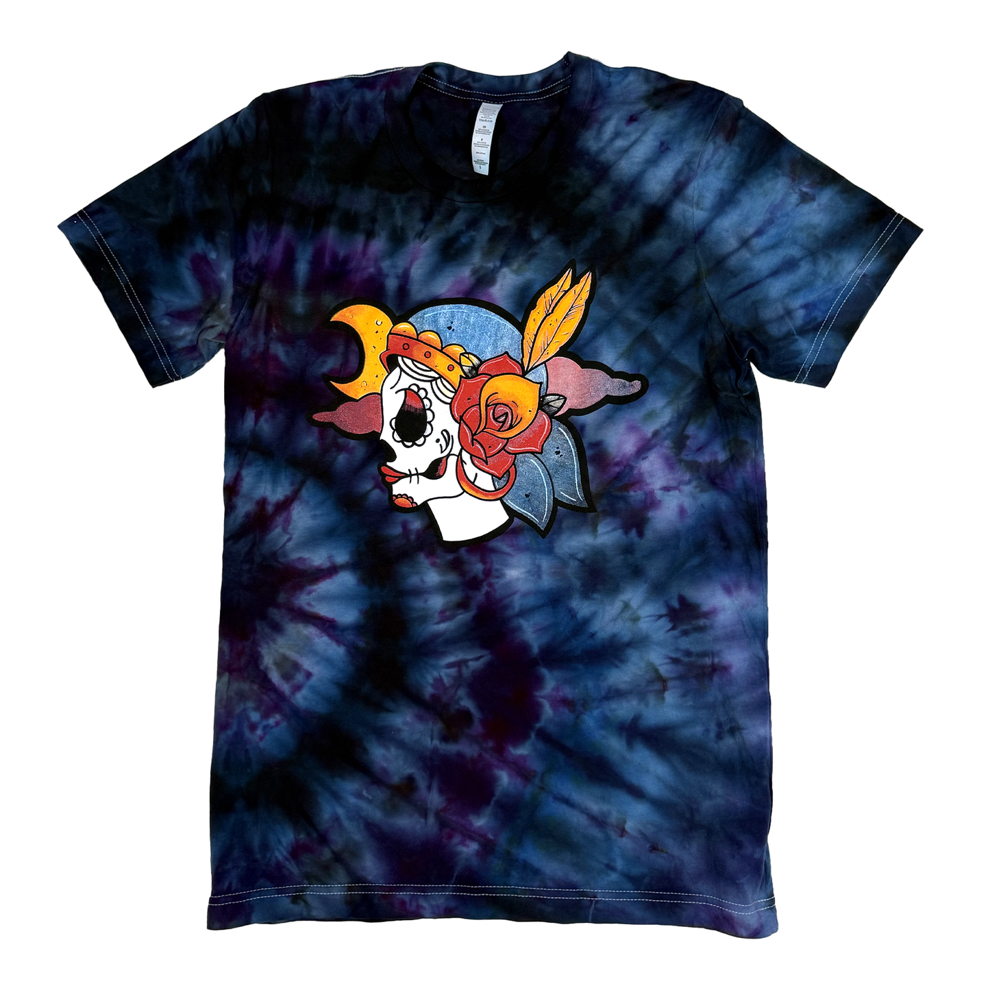Sugar Skull Tie Dye - Small