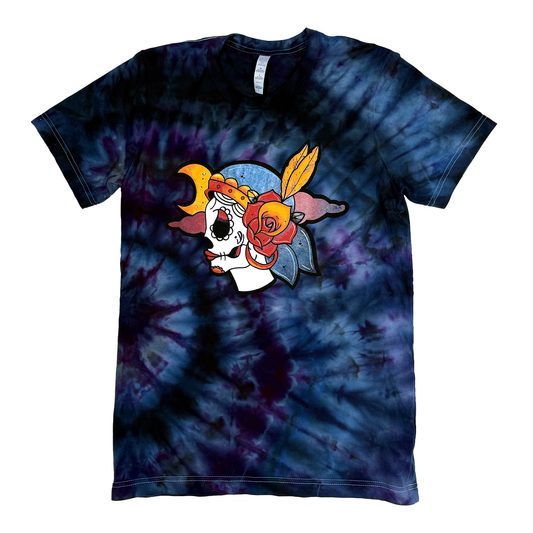 Sugar Skull Tie Dye - Small