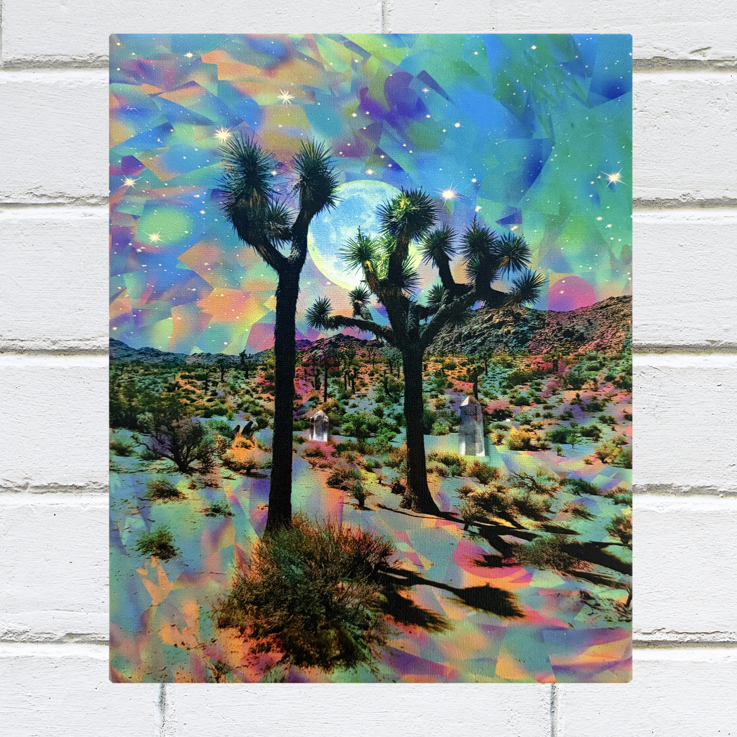 Joshua Tree Crystals Canvas