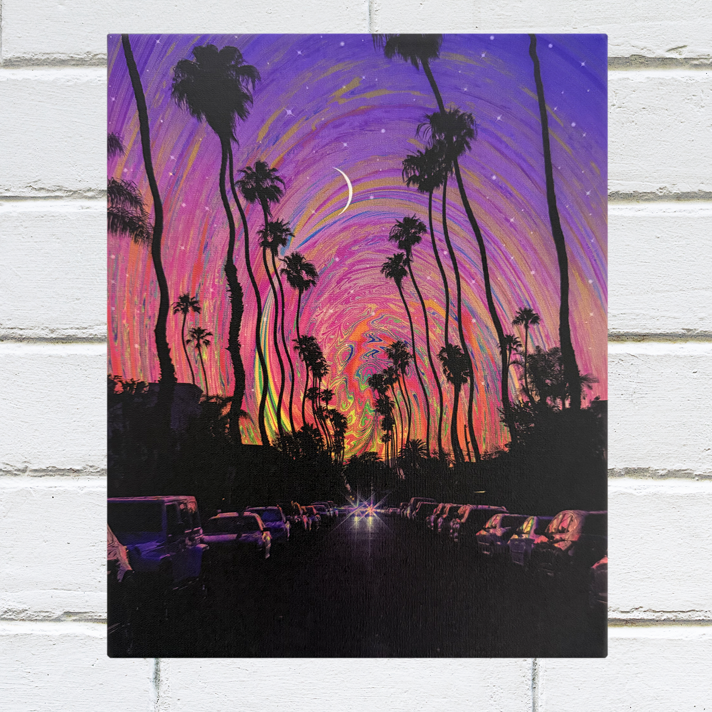 Palms Sunset Canvas