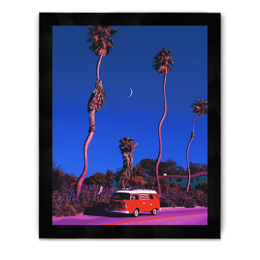 VW Palms Framed Poster