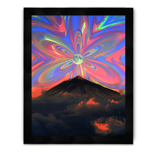 Mountain Moon Framed Poster