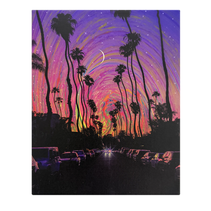 Palms Sunset Canvas