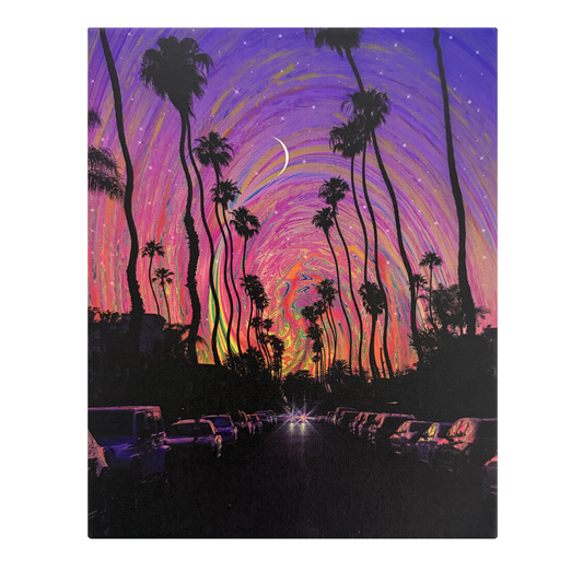 Palms Sunset Canvas