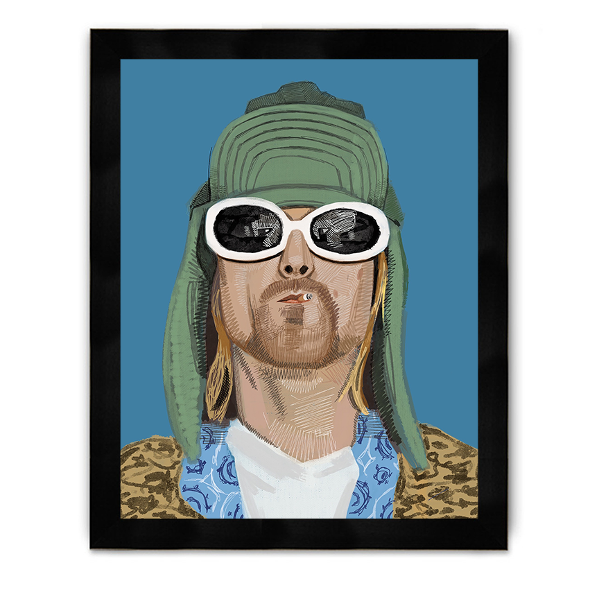 K Framed Poster