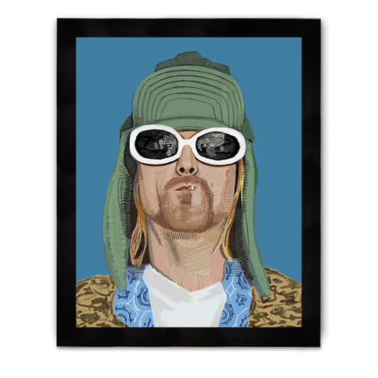 K Framed Poster