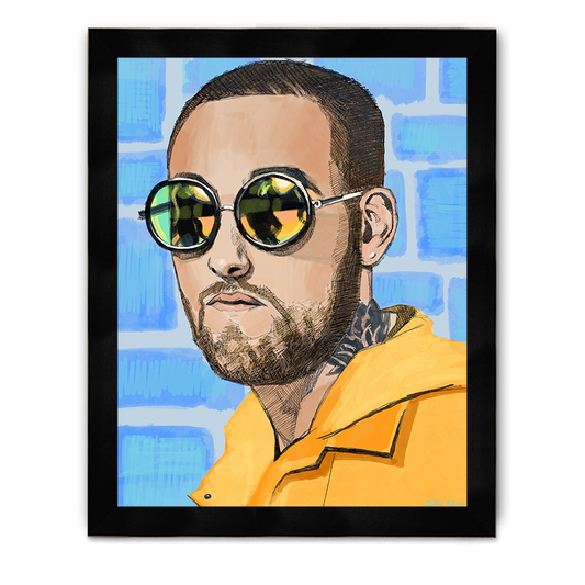 M Framed Poster