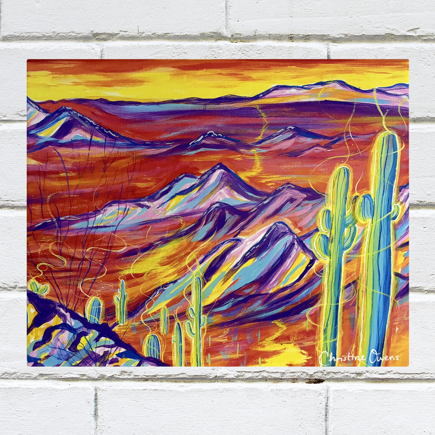 Vibrant Desert Canvas