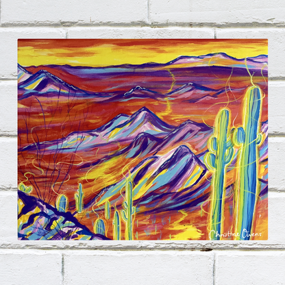 Vibrant Desert Canvas
