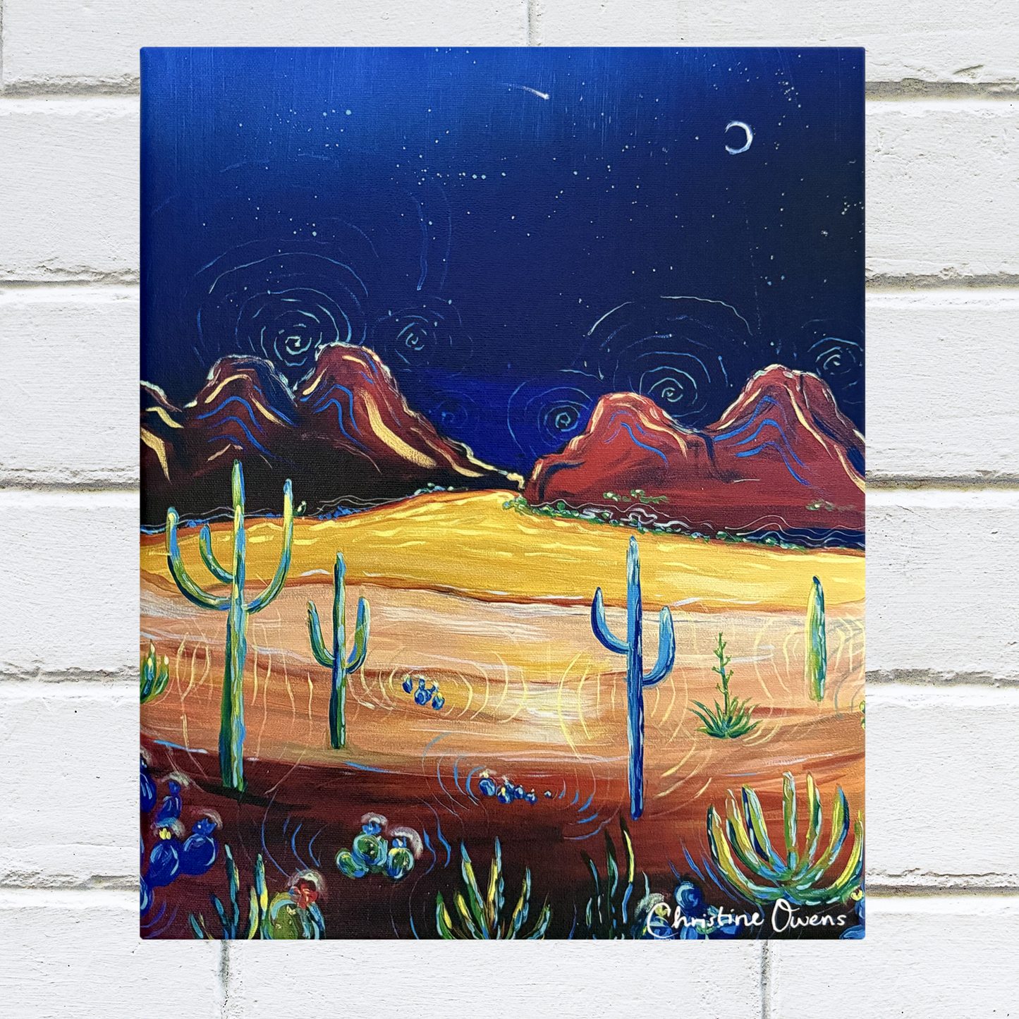 Desert Night Canvas