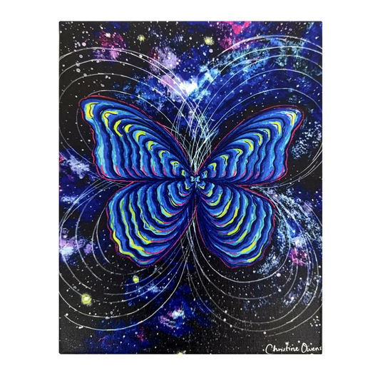 Space Butterfly Canvas