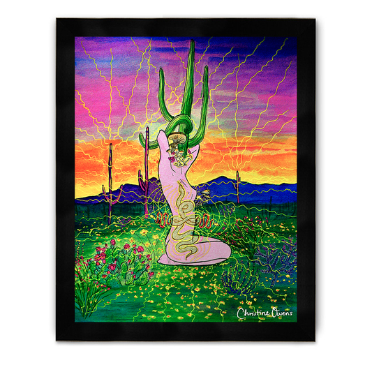 Nature Woman Framed Poster