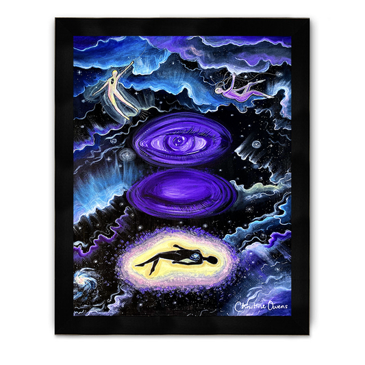 Space Eye Framed Poster