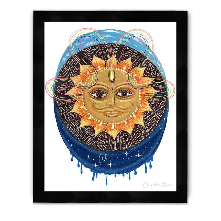 Sun Framed Poster