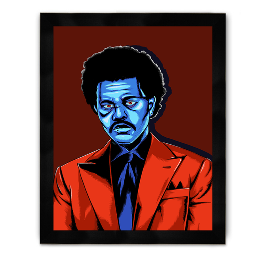 W Framed Poster