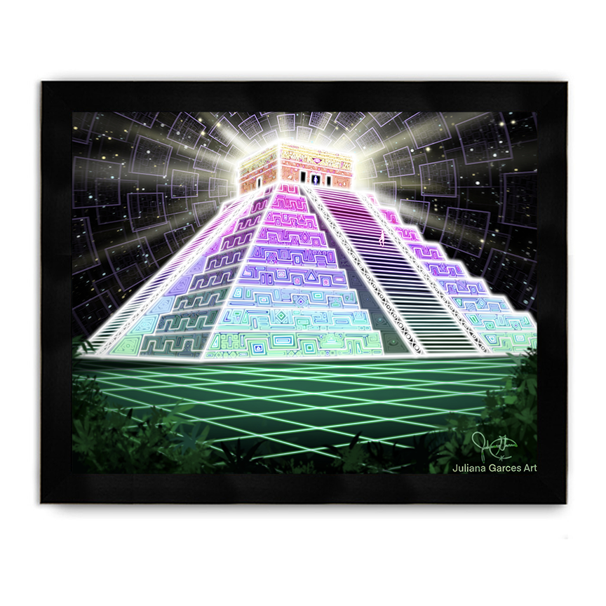 Temple Framed Poster