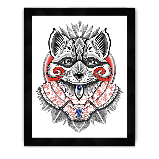 Fox Framed Poster