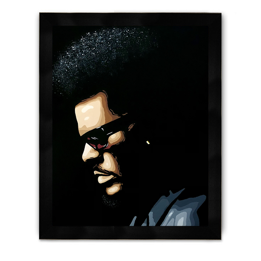 W Framed Poster