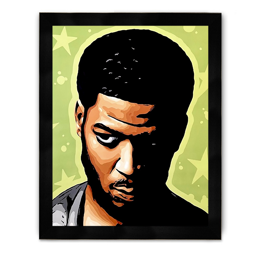 K Framed Poster