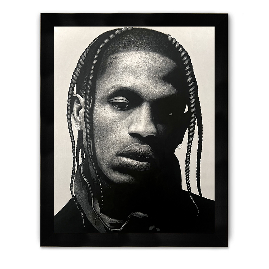 T Framed Poster