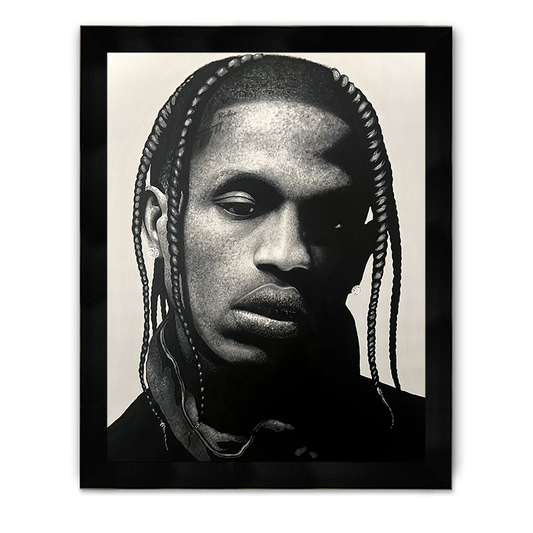 T Framed Poster