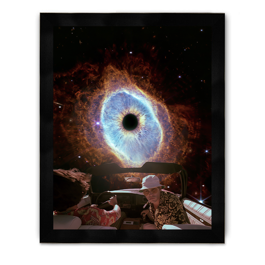 Space Trip Framed Poster