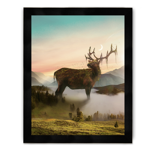Deer Framed Poster