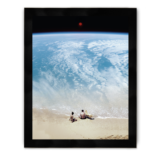 Earth Beach Framed Poster