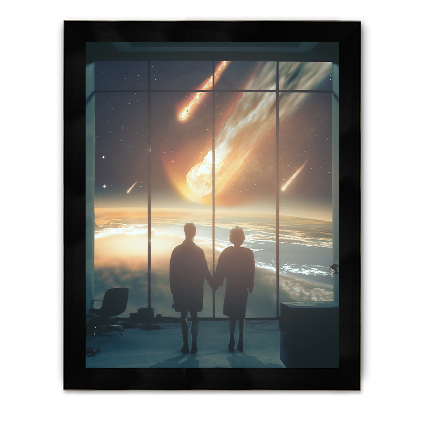 Astroids Framed Poster