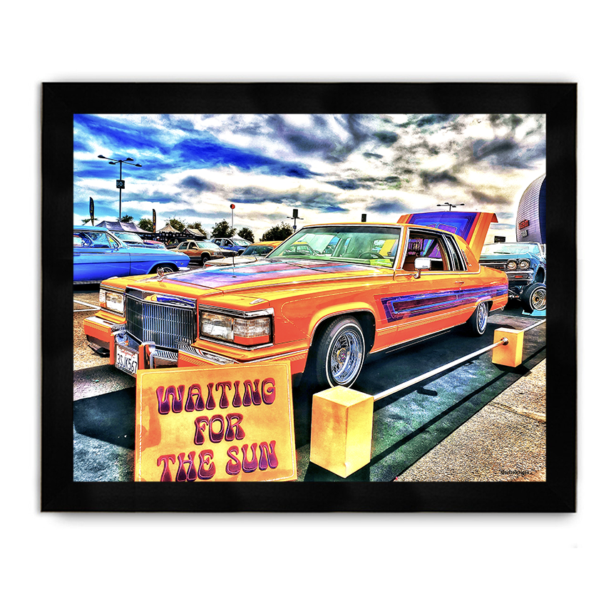 Lowrider Sun Framed Poster
