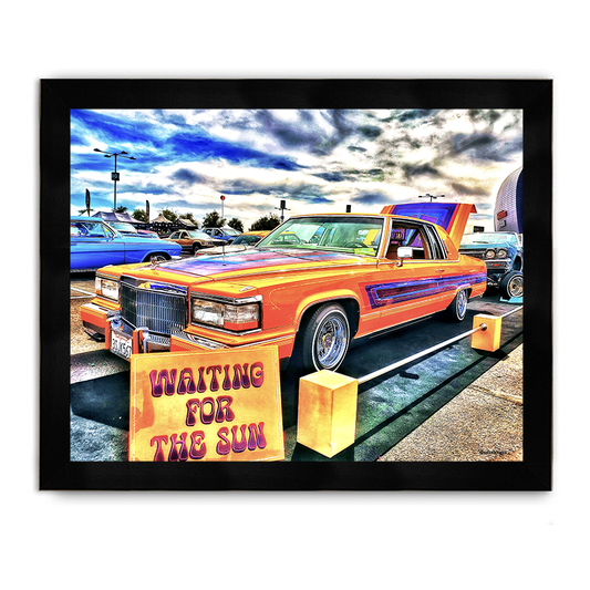 Lowrider Sun Framed Poster