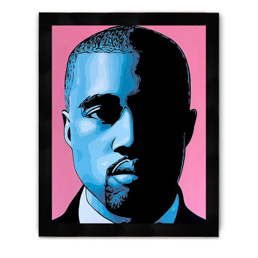 K Framed Poster