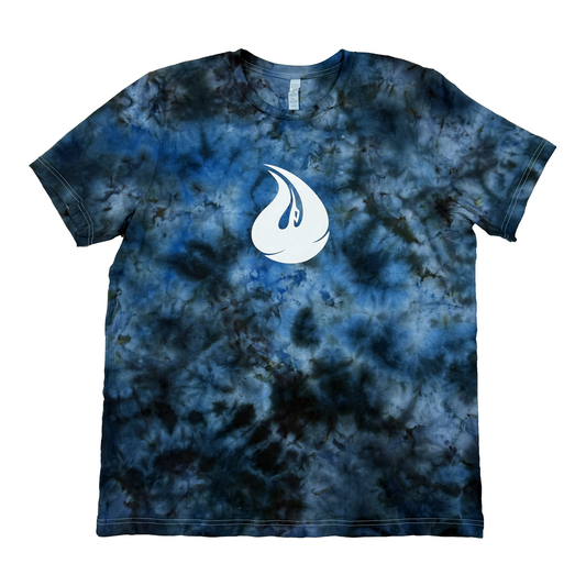 Phoenix Logo Blue Tie Dye - XL